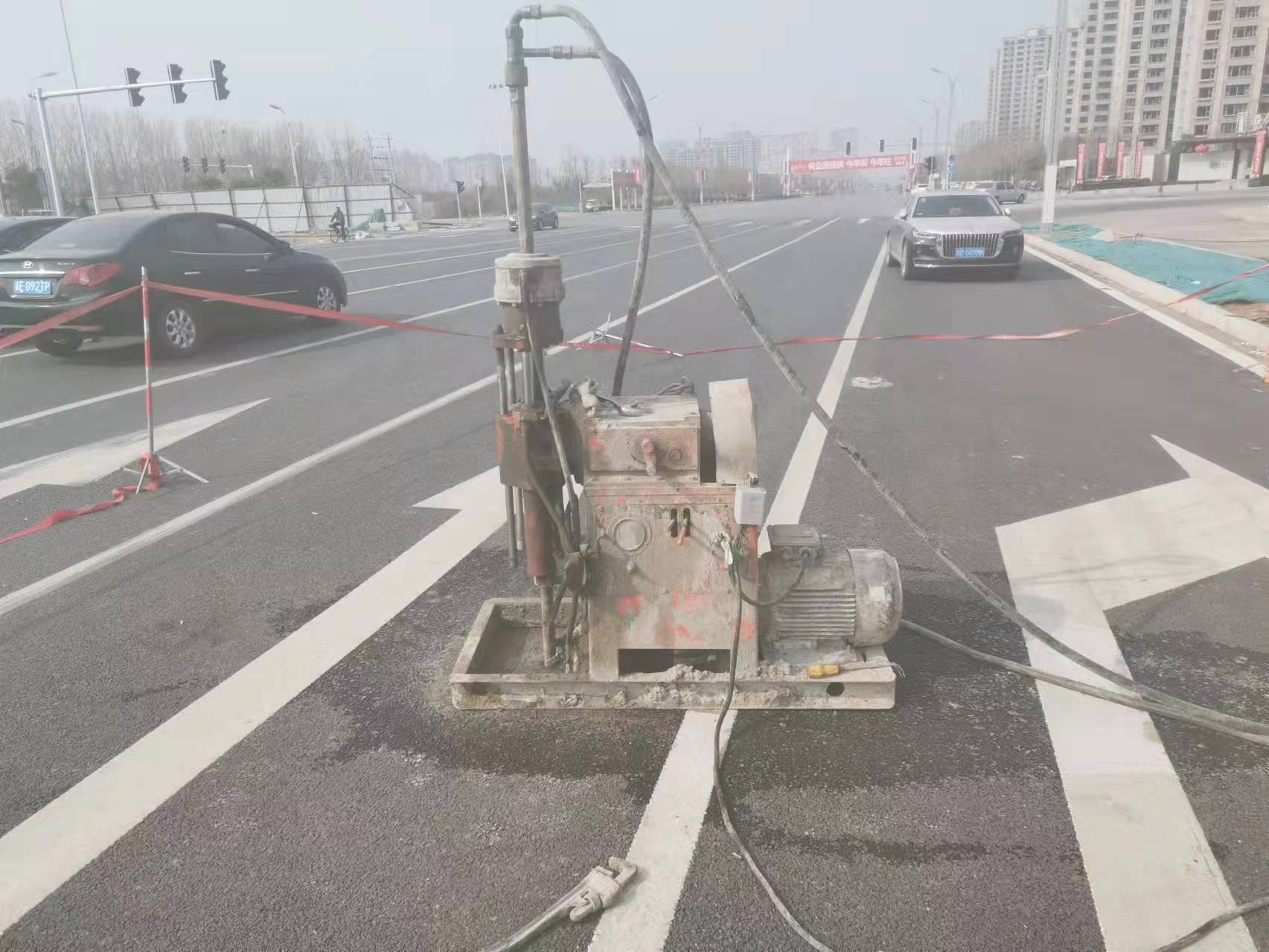 南区街道路基沉降注浆灌浆